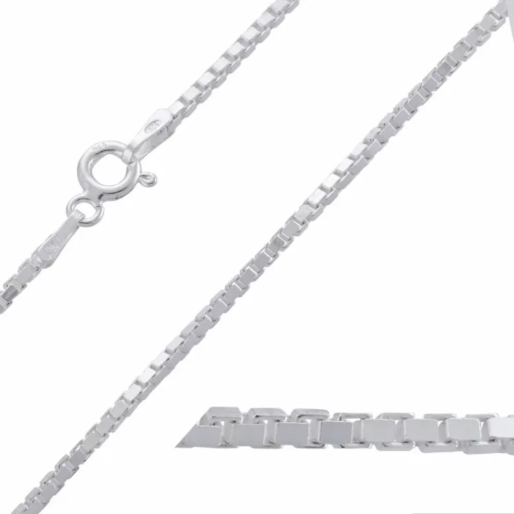 veneziahalskedja i silver 38 cm x 1,4 mm