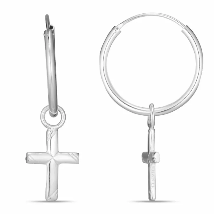 Kollektionsprov kors creol i silver