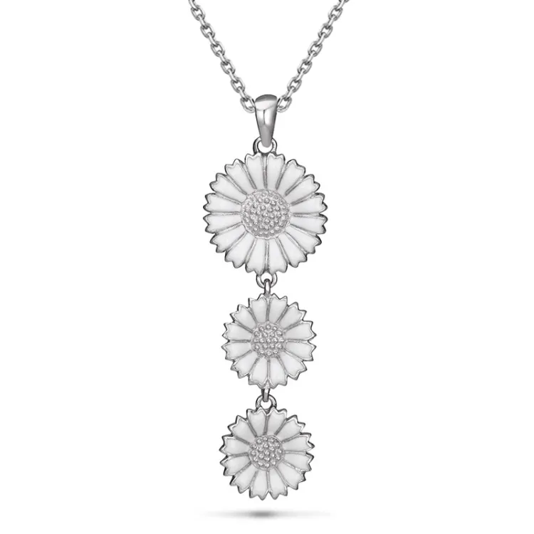 prästkrage halsband i silver - Marie
