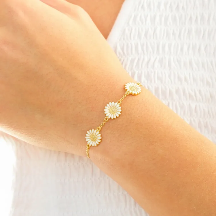 prästkrage armband i förgyllt silver - Matilda