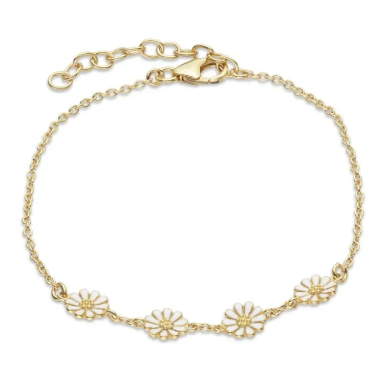 prästkrage armband i förgyllt silver - Maggie
