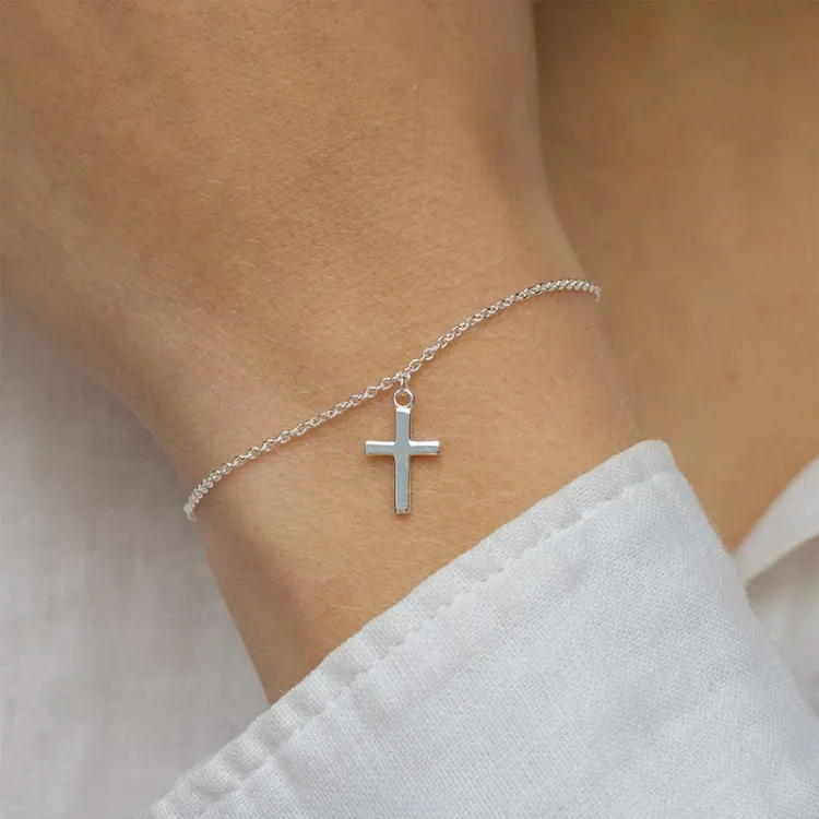 kors armband i silver - Amoré