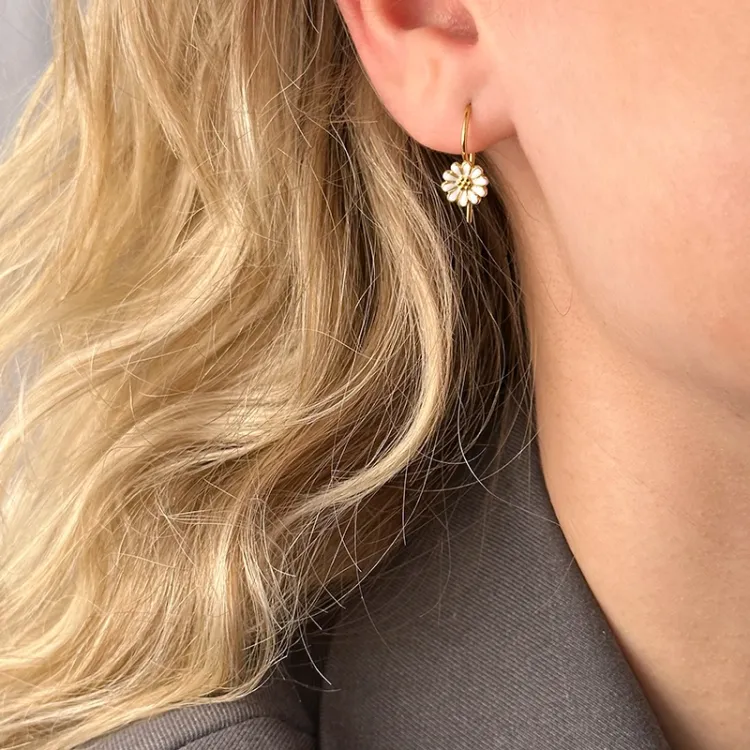 7,5 mm prästkrage öronkrokar i förgyllt silver - Mix & Match