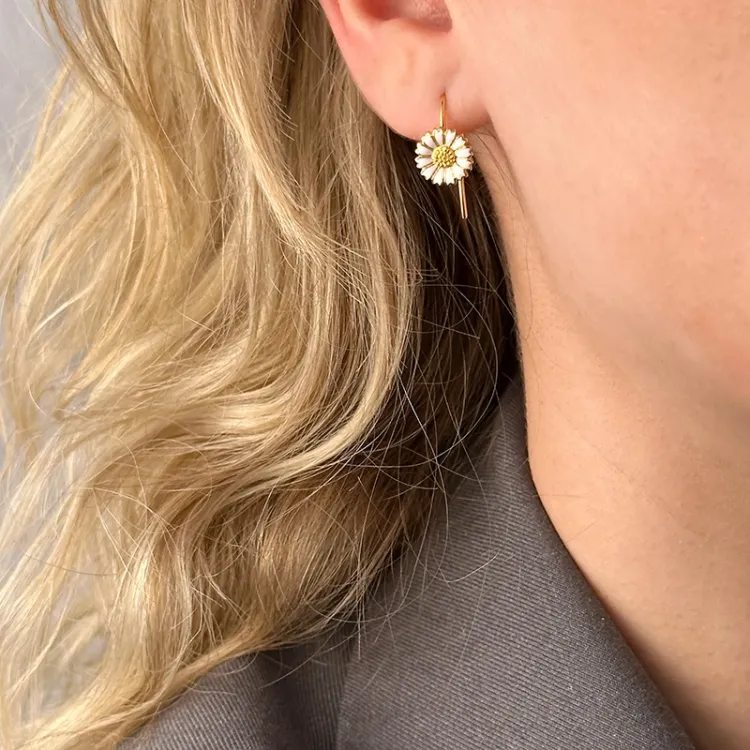 9,5 mm prästkrage öronkrokar i förgyllt silver - Mix & Match