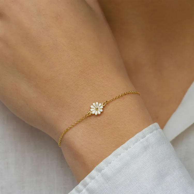 prästkrage armband i förgyllt silver - Maggie