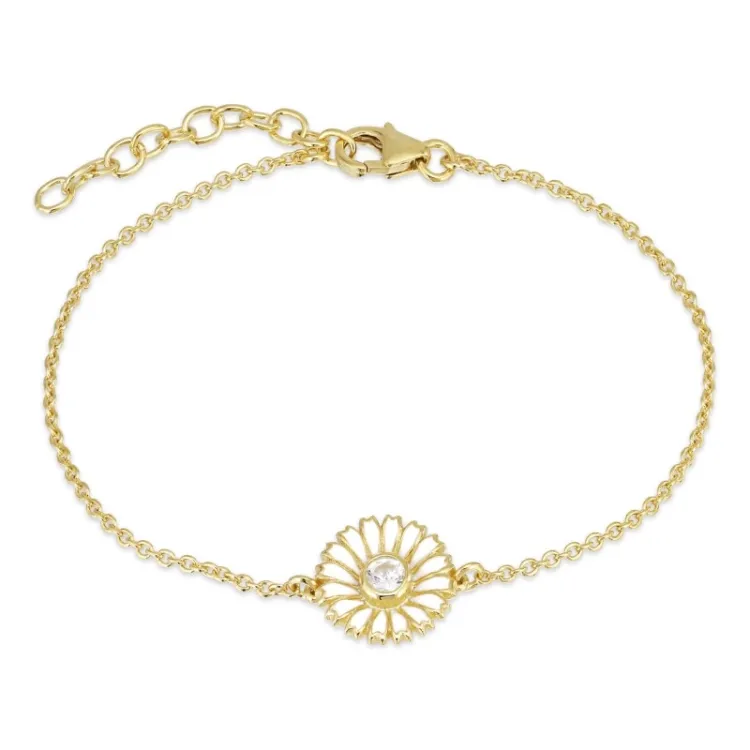 prästkrage armband i förgyllt silver - Marie