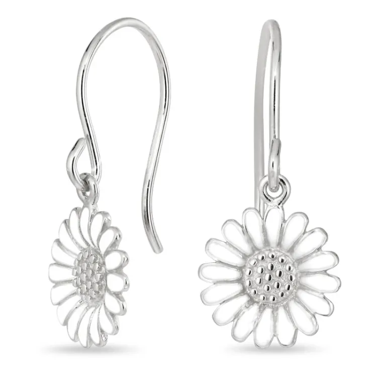 11 mm prästkrage örhängen i silver - Matilda