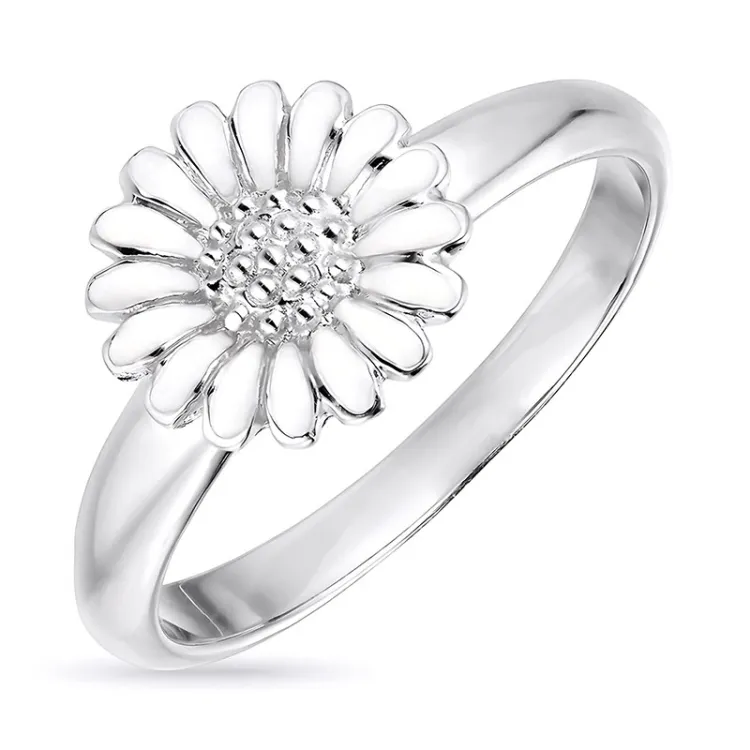 10 mm prästkrage ring i silver - Matilda