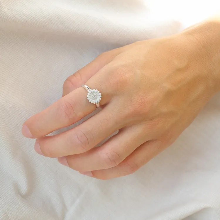 10 mm prästkrage ring i silver - Matilda