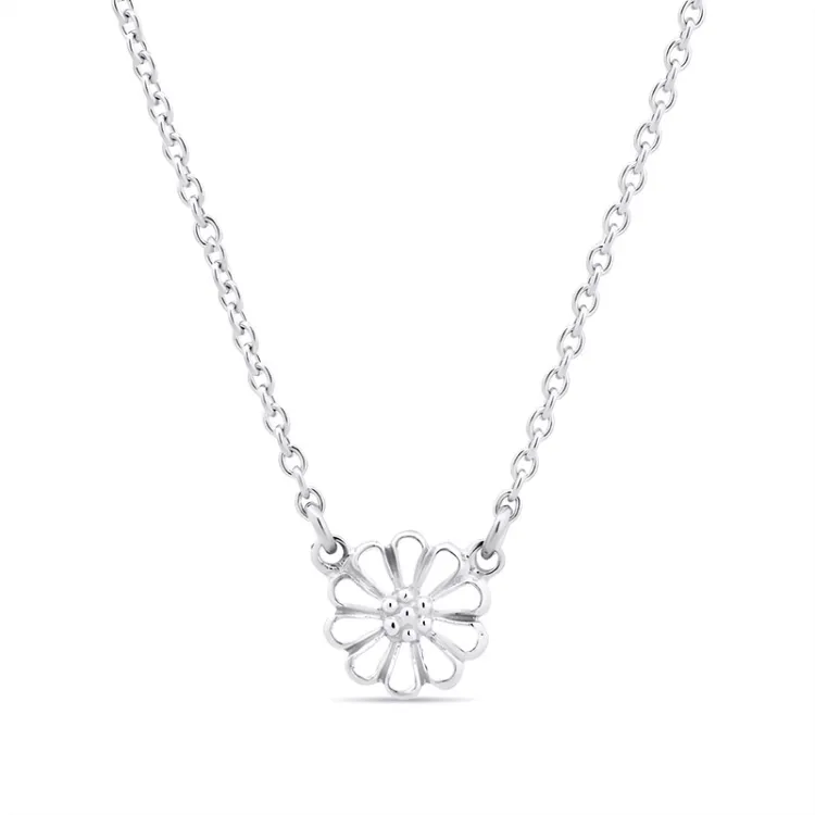 prästkrage halsband i silver med hängen i silver - Maggie