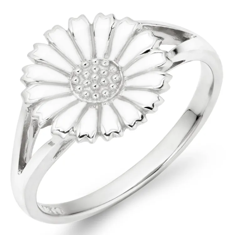 11 mm prästkrage ring i silver - Marie