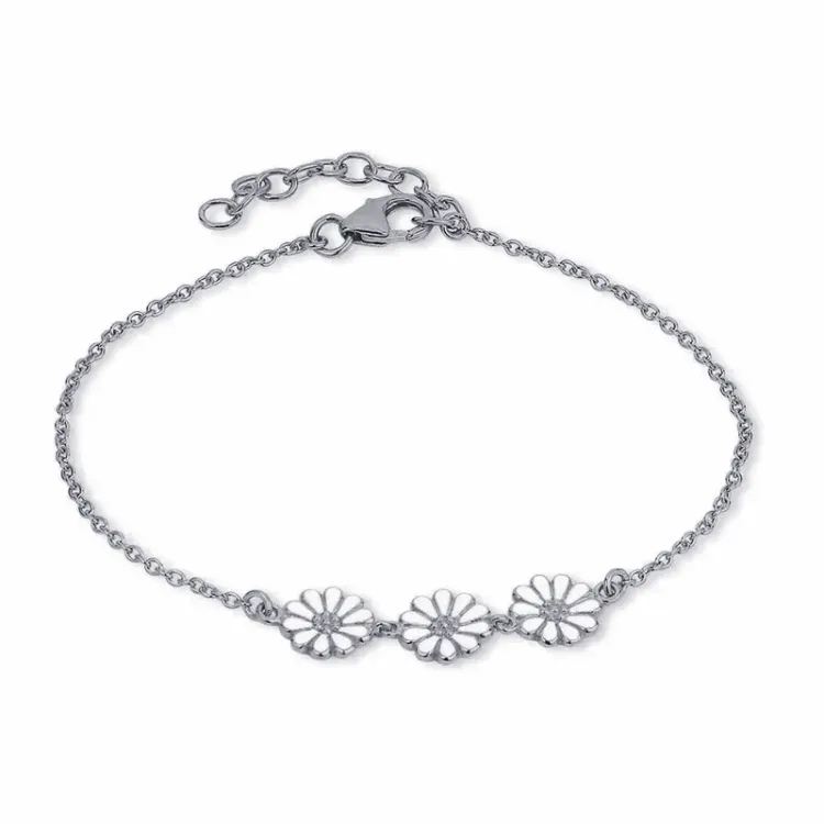 prästkrage armband i silver - Maggie