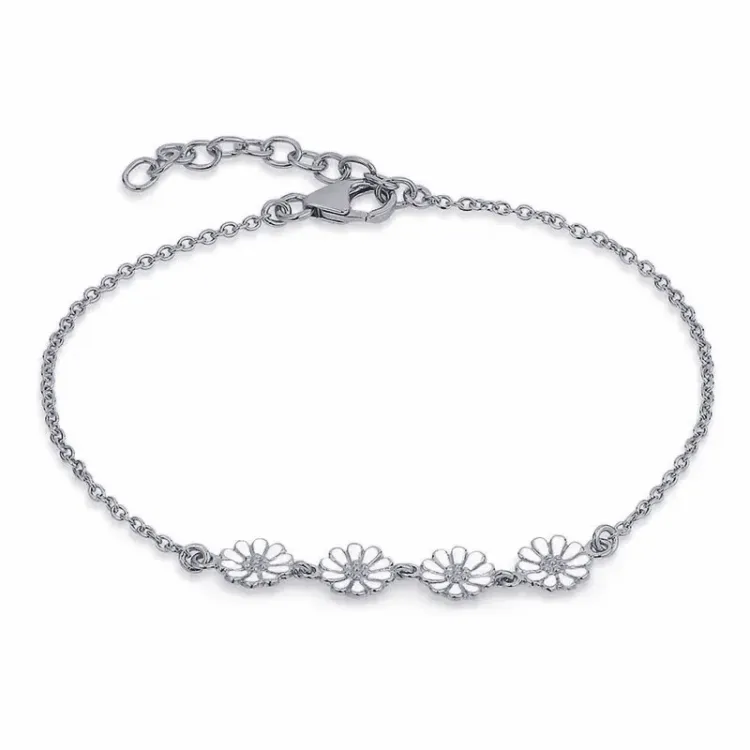 prästkrage armband i silver - Maggie