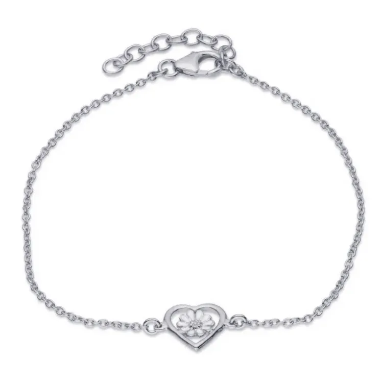 prästkrage armband i silver - Maggie