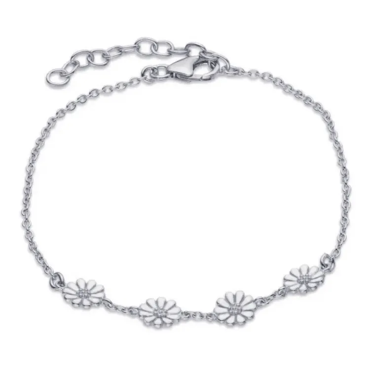 prästkrage armband i silver - Maggie