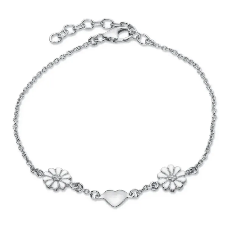 prästkrage armband i silver - Maggie