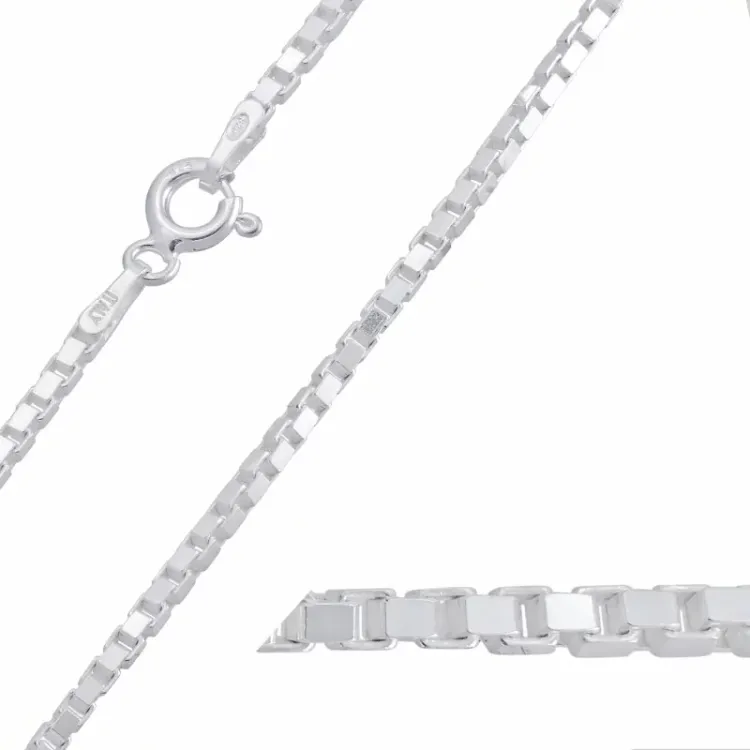 veneziahalskedja i silver 55 cm x 1,6 mm