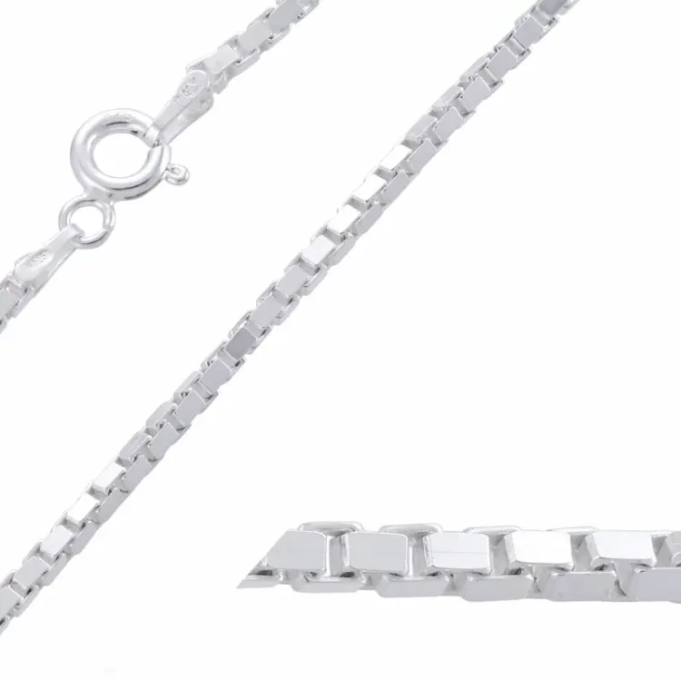 Veneziahalskedja i silver 50 cm x 1,8 mm