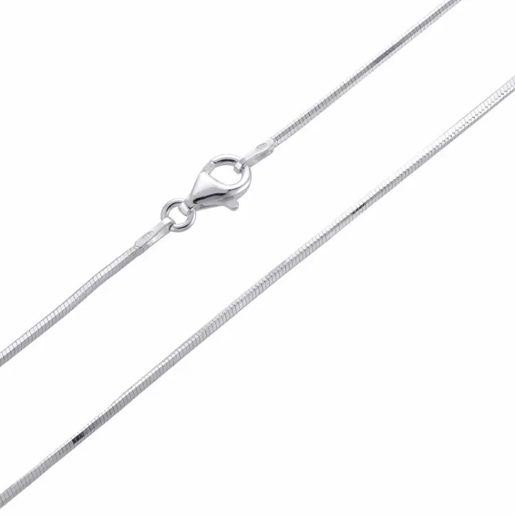 ormhalskedja i silver 50 cm x 1,2 mm