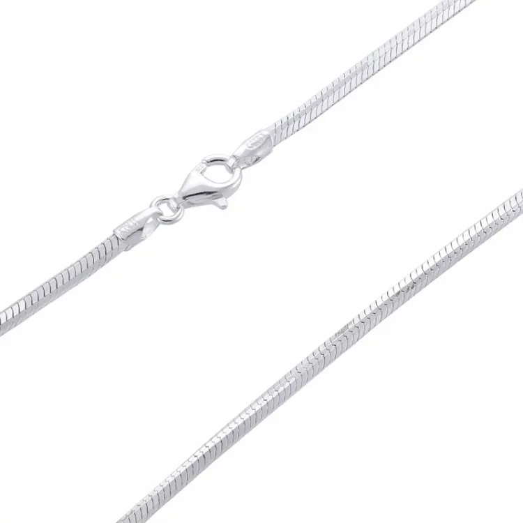 ormhalskedja i silver 50 cm x 1,8 mm