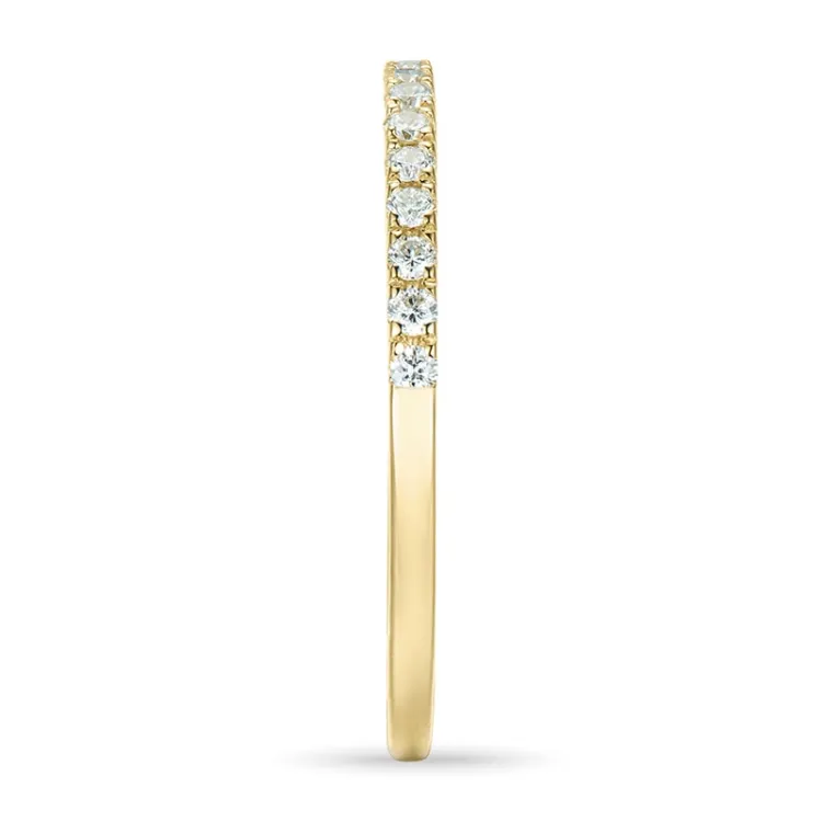 Enkel diamant alliancring i 14  karat guld 0,25 ct