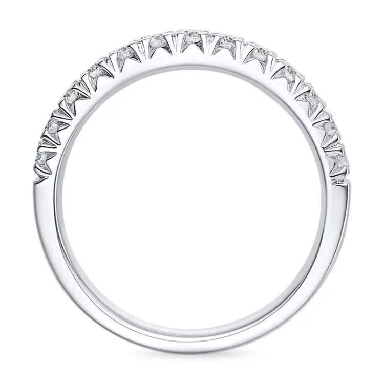 Diamant alliancring i 14  karat vitguld 0,50 ct