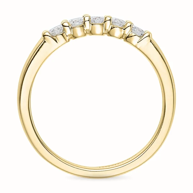 Diamant alliancring i 14 karat guld 0,33 ct