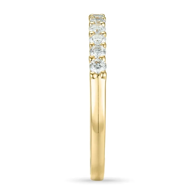 Diamant alliancring i 14  karat guld 0,26 ct