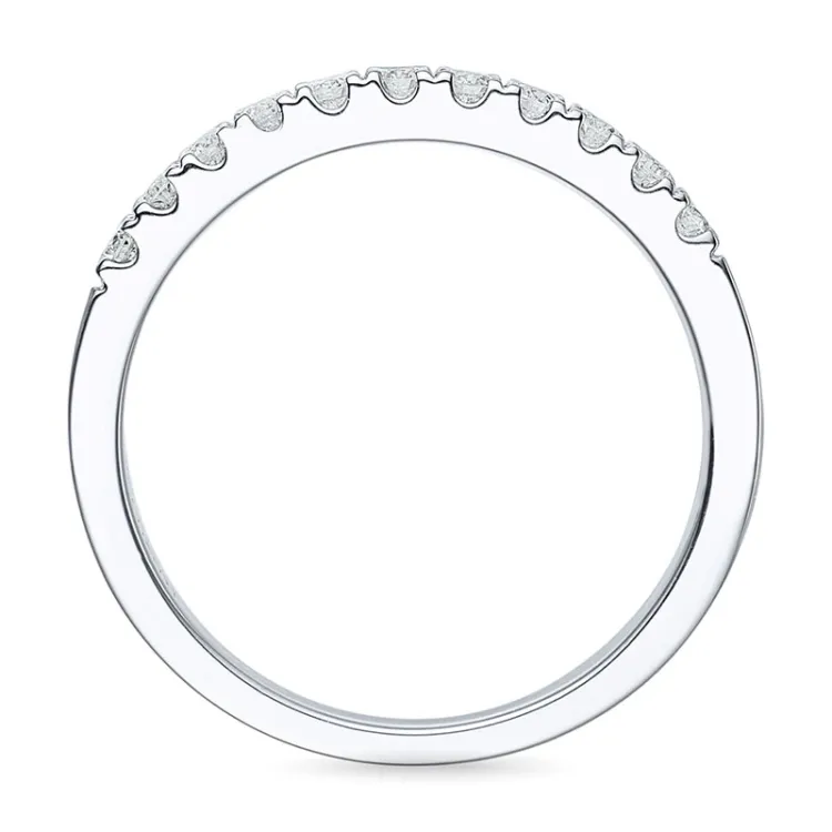 Diamant alliancring i 14  karat vitguld 0,26 ct