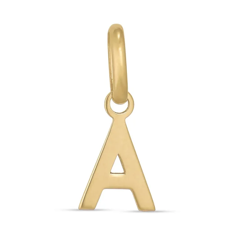 bokstav a hängen i 8 karat guld - My Letter
