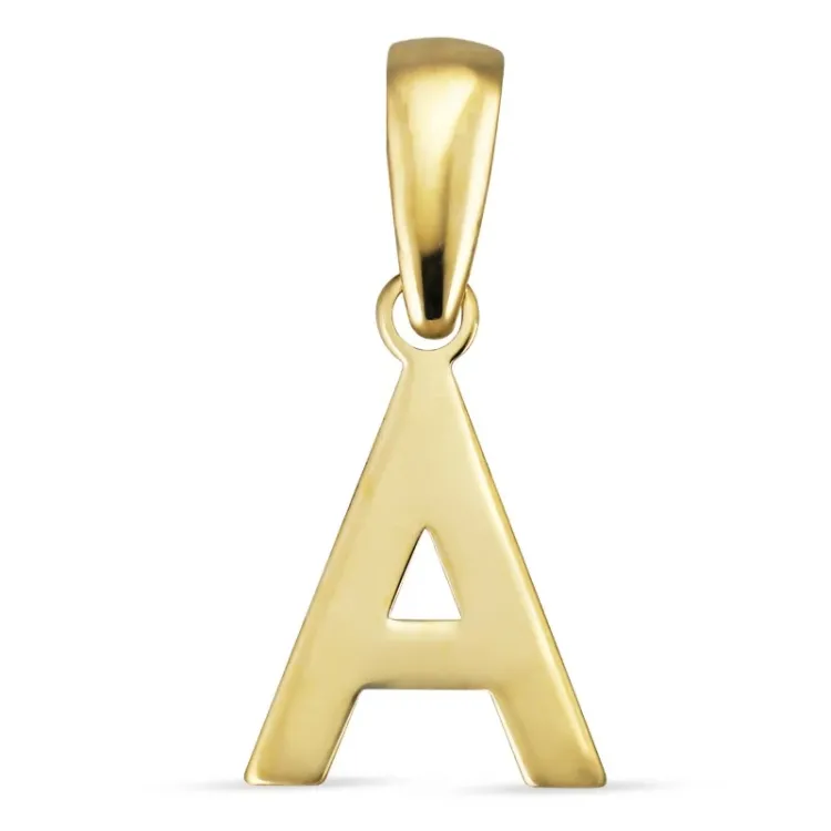 bokstav a hängen i 8 karat guld - My Letter