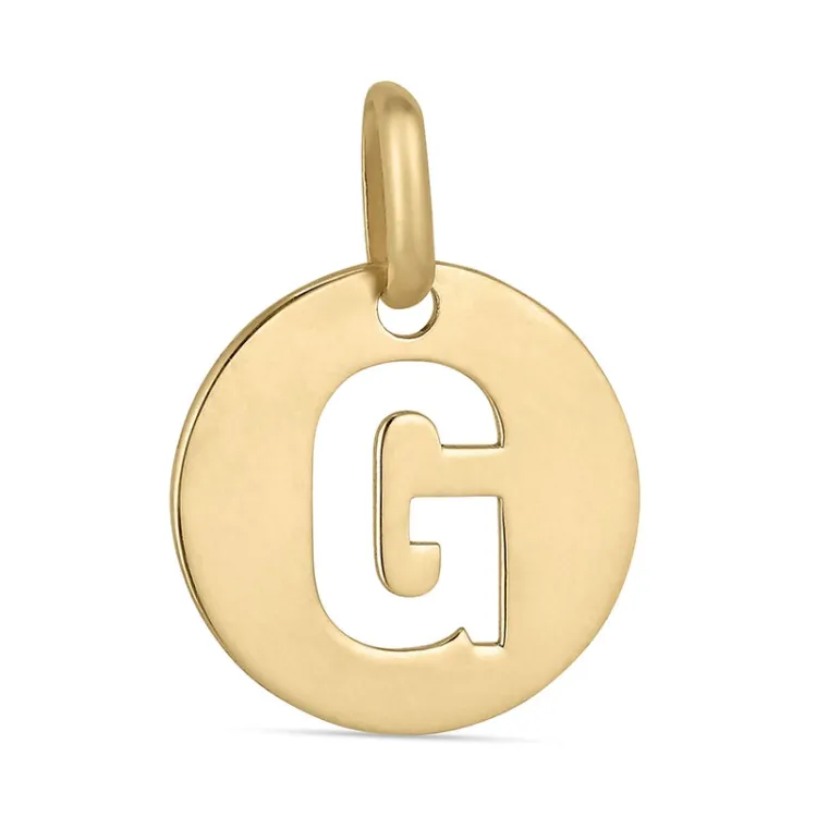bokstav g hängen i 8 karat guld - My Letter
