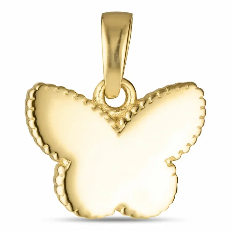 fjärilar hängen i 9 karat guld - Gold Collection