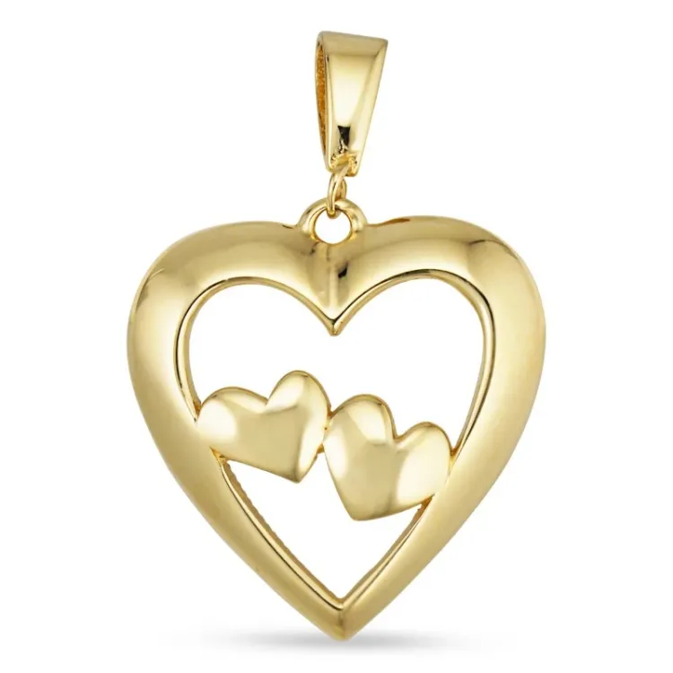 hjärta hängen i 8 karat guld - Gold Collection