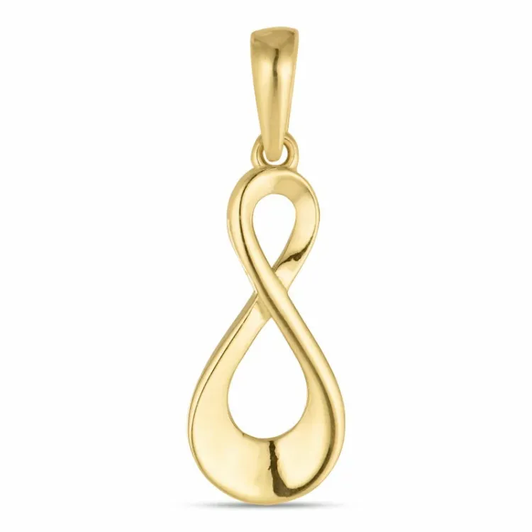 infinity hängen i 8 karat guld - Gold Collection