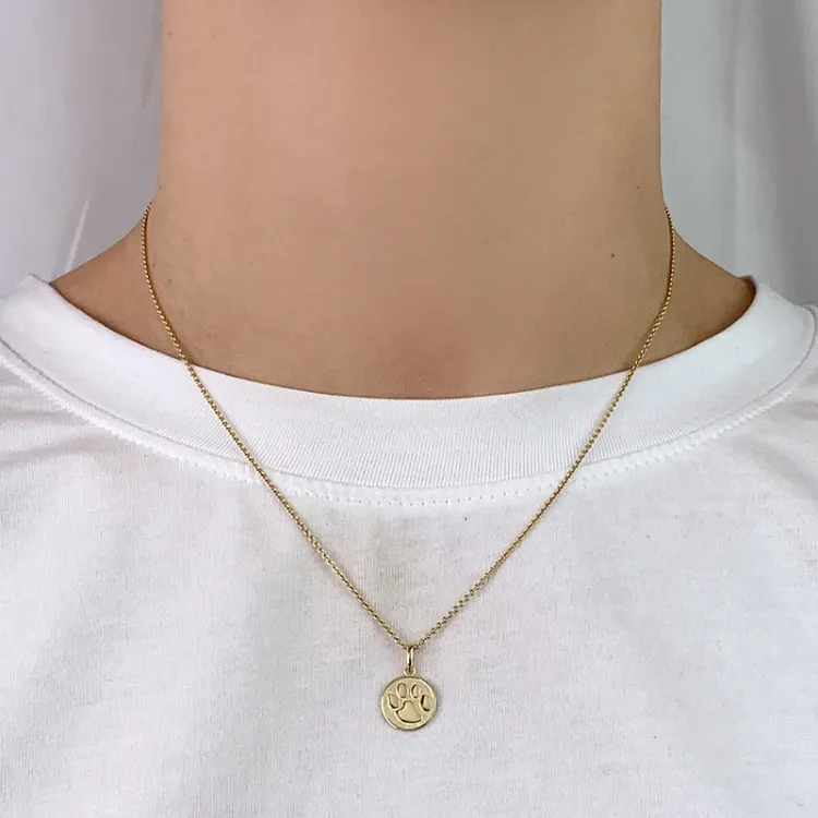 tass hängen i 8 karat guld - Gold Collection