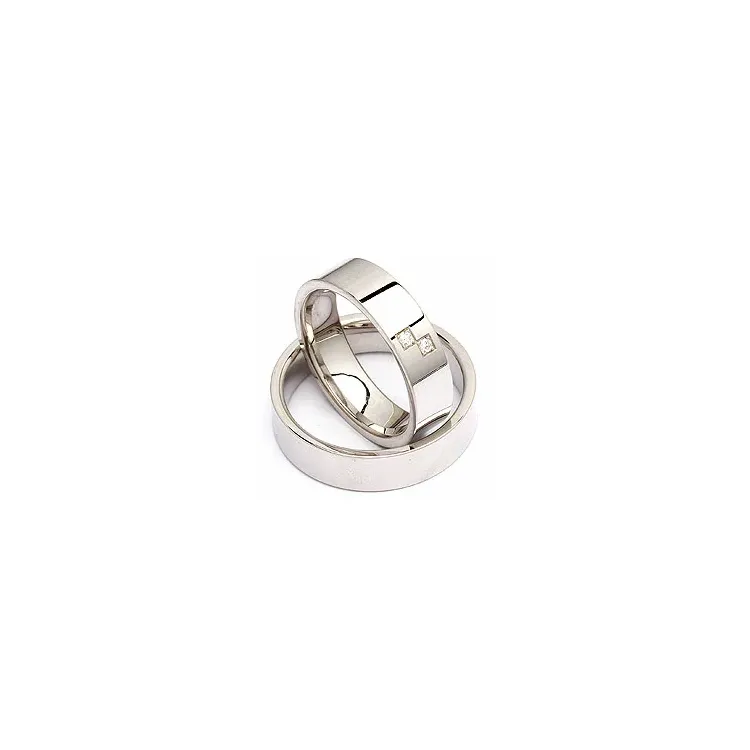 Vigselsringar i silver 0,030 ct