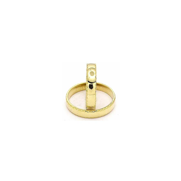 Vigselsringar i 14  karat guld - set