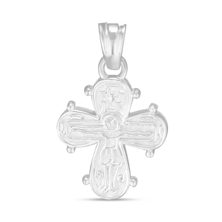 12,5 x 14,5 mm dagmarkors hängen i silver - Amoré