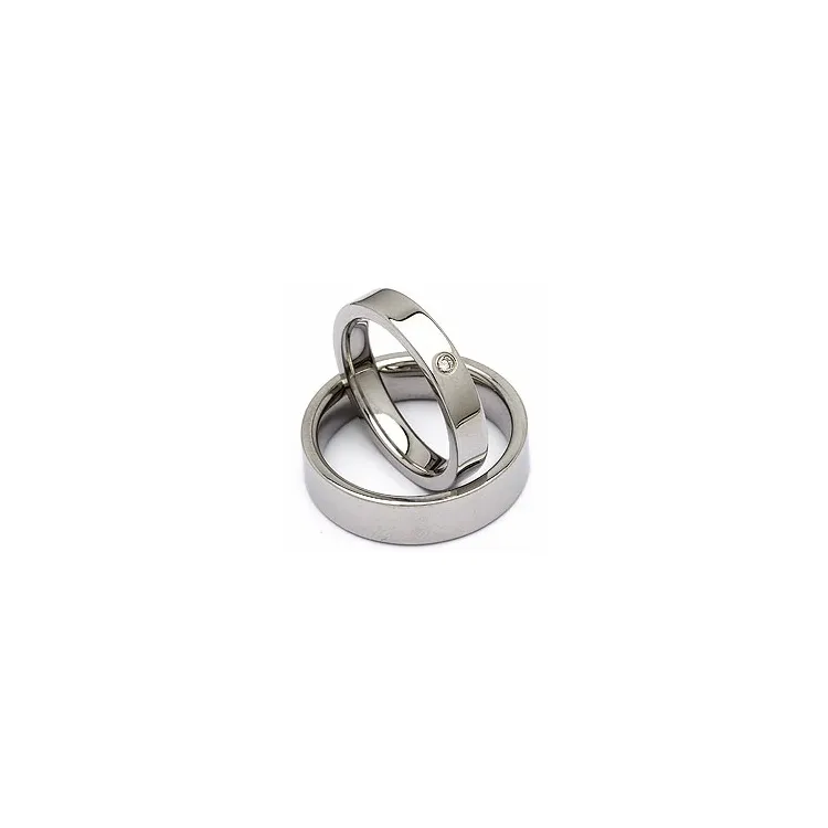 Vigselsringar i stål 0,025 ct