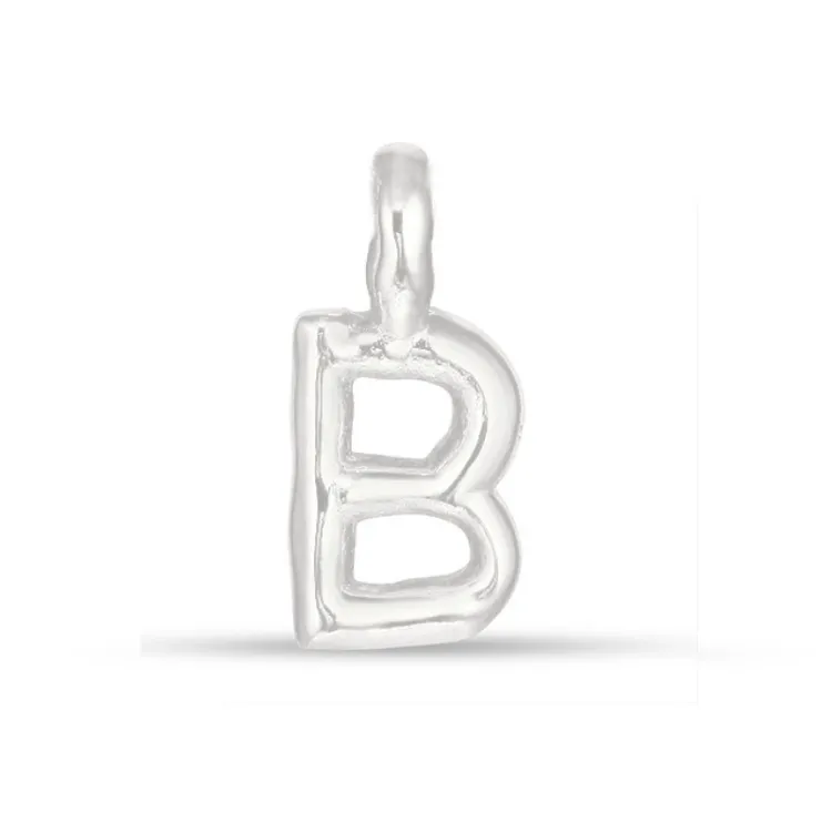 bokstav b hängen i silver - My Letter
