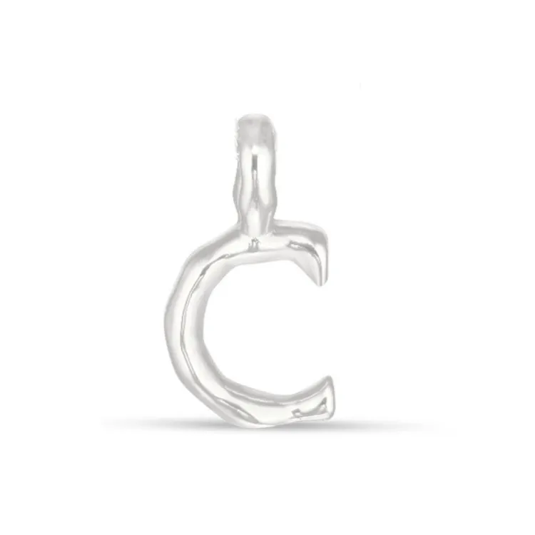 bokstav c hängen i silver - My Letter