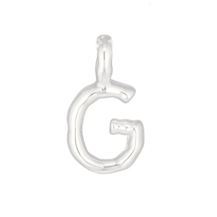 bokstav g hängen i silver - My Letter