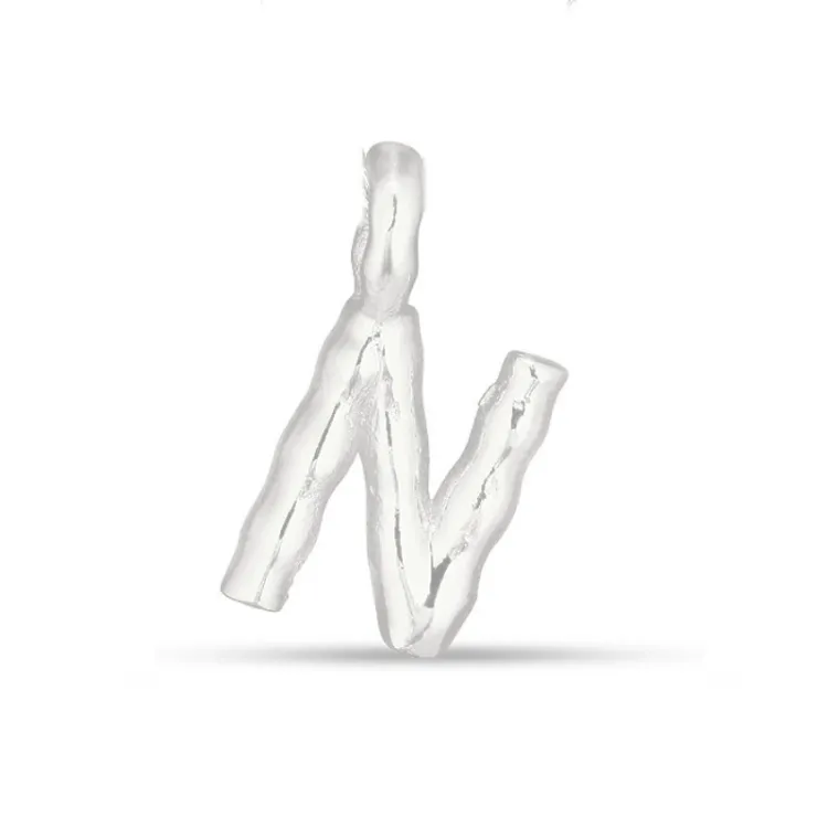 bokstav n hängen i silver - My Letter
