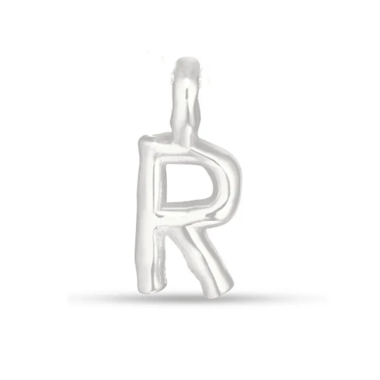 bokstav r hängen i silver - My Letter