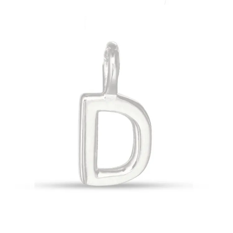 bokstav d hängen i silver - My Letter