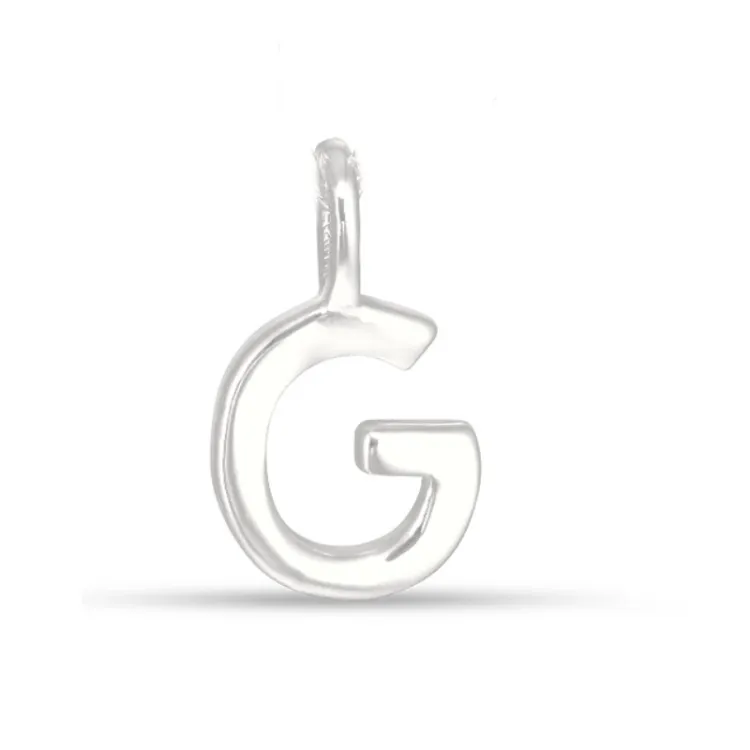 bokstav g hängen i silver - My Letter