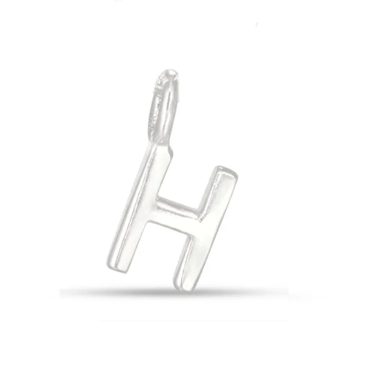 bokstav h hängen i silver - My Letter