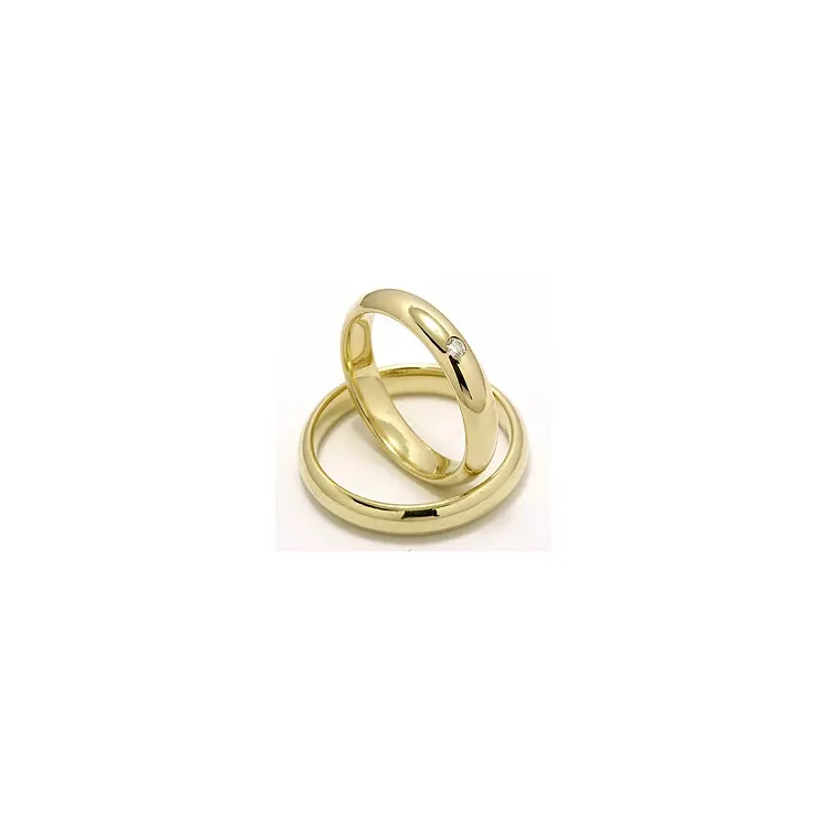 Vigselsringar i 9 karat guld 0,05 ct