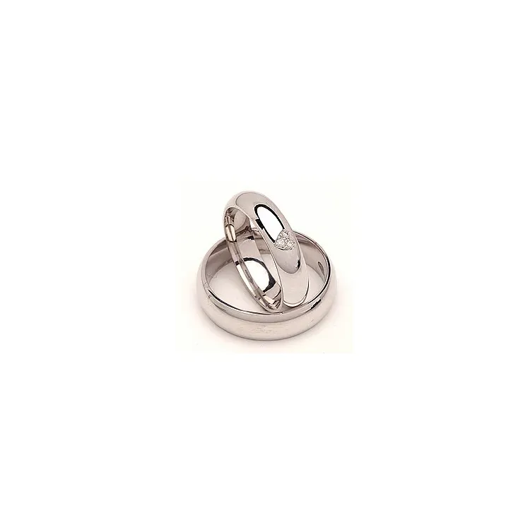 Vigselsringar i silver 0,03 ct